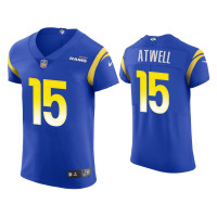 Men Los Angeles Rams #15 Tutu Atwell Royal Vapor Elite Jersey