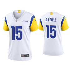 Women Los Angeles Rams #15 Tutu Atwell White Alternate Game Jersey