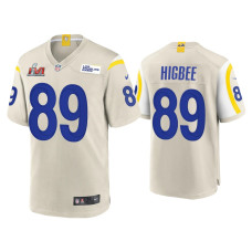 Men Los Angeles Rams #89 Tyler Higbee Super Bowl LVI Bone Game Jersey