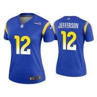 Women Los Angeles Rams #12 Van Jefferson Royal Legend Jersey