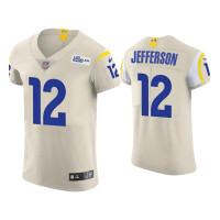 Men Los Angeles Rams #12 Van Jefferson Cream Vapor Elite Jersey