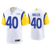 Men Los Angeles Rams #40 Von Miller White Game Jersey