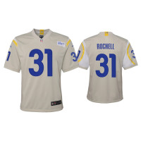 Youth Los Angeles Rams #31 Robert Rochell Bone Game Jersey