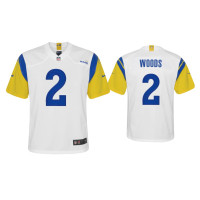 Youth Los Angeles Rams #2 Robert Woods White Alternate Game Jersey