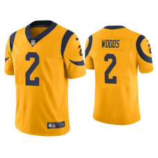 Men Los Angeles Rams #2 Color Rush Limited Robert Woods Gold Jersey