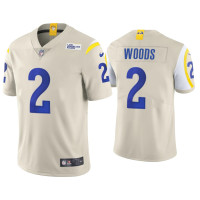 Men Los Angeles Rams #2 Vapor Limited Robert Woods Bone Jersey