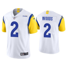 Men Los Angeles Rams #2 Robert Woods Vapor Limited White Jersey