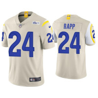 Men Los Angeles Rams #24 Taylor Rapp Vapor Limited Bone Jersey