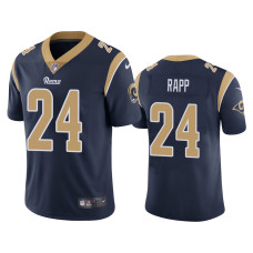 Men Los Angeles Rams #24 Taylor Rapp Navy NFL Draft Vapor Limited Jersey