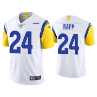 Men Los Angeles Rams #24 Taylor Rapp Vapor Limited White Jersey