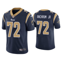 Men Los Angeles Rams #72 Vapor Limited Tremayne Anchrum Jr. Navy Jersey