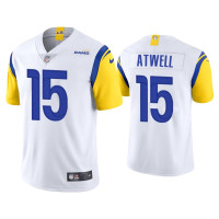 Men Los Angeles Rams #15 Tutu Atwell Vapor Limited White Jersey