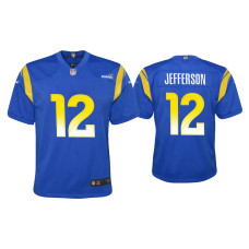 Youth Los Angeles Rams #12 Van Jefferson Royal Game Jersey