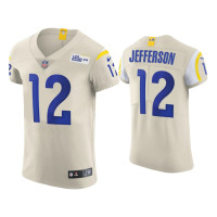 Men Los Angeles Rams #12 Van Jefferson Cream Vapor Elite Jersey