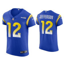 Men Los Angeles Rams #12 Van Jefferson Royal Vapor Elite Jersey