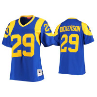 Women Los Angeles Rams #29 Eric Dickerson Royal Legacy Replica Jersey