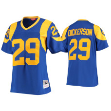 Women Los Angeles Rams #29 Eric Dickerson Royal Legacy Replica Jersey