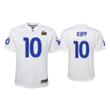 Youth Los Angeles Rams #10 Cooper Kupp Super Bowl LVI White Game Jersey